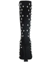 Jeffrey Campbell Fancy-u Mid-Shaft Studded Dress Booties