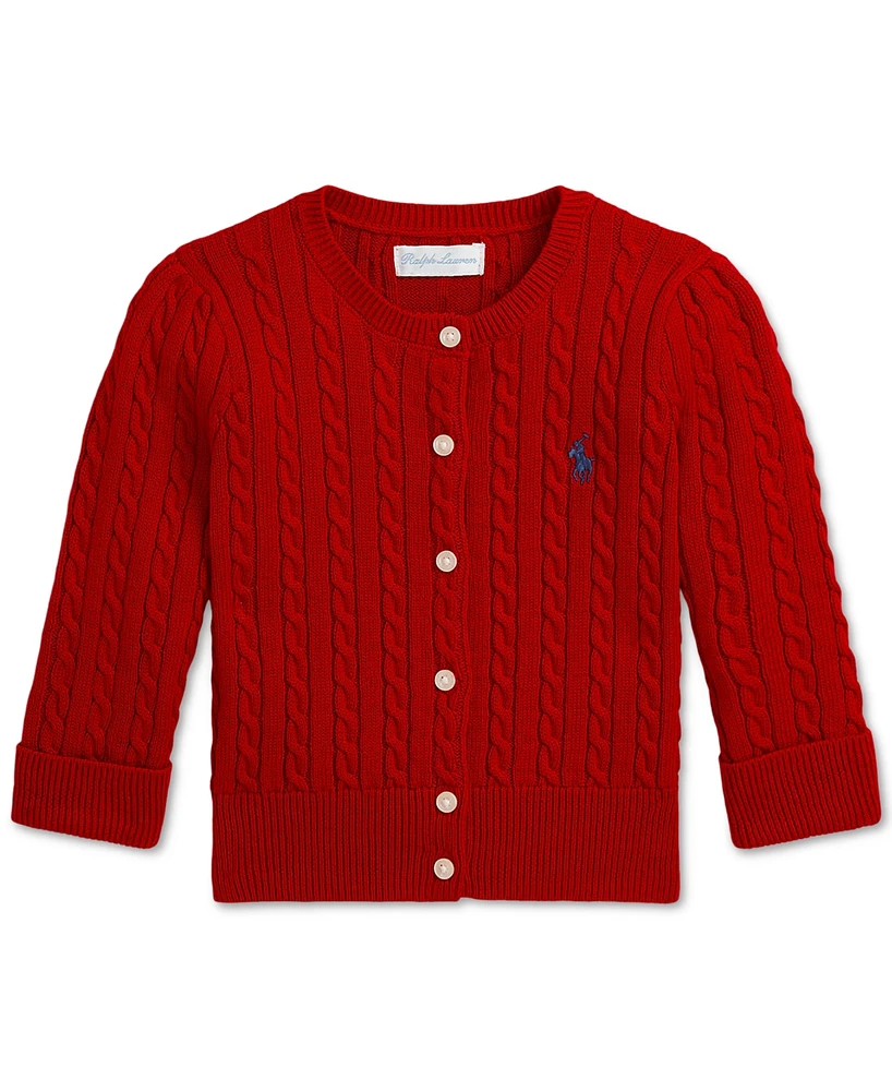 Polo Ralph Lauren Baby Cable-Knit Cardigan Sweater