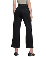 Guess Women's Dakota High-Rise Seamless Wide-Leg Jeans
