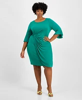 Connected Plus Side-Tab Dress