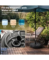 Skonyon 22 Inch Fillable Heavy-Duty Round Patio Umbrella Base Stand