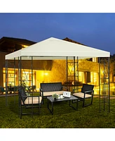 Skonyon 10 x 10 Feet Patio Gazebo Canopy Tent Garden Shelter