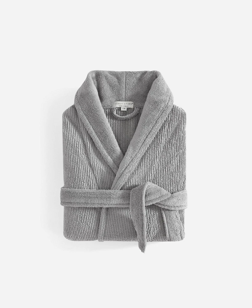 Sunday Citizen Ribbed Bath Robe