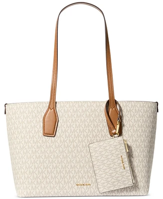 Michael Kors Charlie Logo Medium Tote With Small Zip Case, Created For Macy's