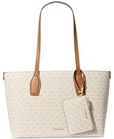 Michael Kors Charlie Logo Medium Tote With Small Zip Case, Created For Macy's