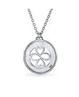 Bling Jewelry Ayllu Amulet Inspirational Word Intertwine Symbol Heart Infinity Clover For Love Luck Unity Heart Infinity Clover For Love Luck Unity Ro