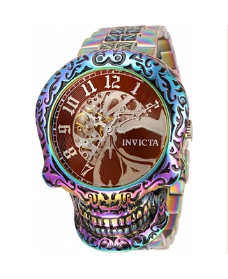 Invicta Men's 35110 Artist Automatic 3 Hand Black, Silver Dial Watch