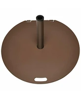 Skonyon 50 lbs Umbrella Base Stand with Wheels for Patio