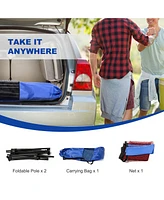Sugift 14 x 5 Feet Portable Beach Training Badminton Net with Carrying Bag