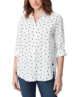 Gloria Vanderbilt Women's Amanda Button-Front Shirt