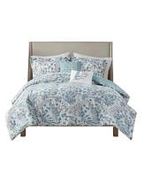 Madison Park Bonnie Seersucker 5-Pc. Comforter Set, Full/Queen