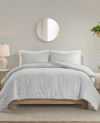 Madison Park Everly Woven Medallion 3-Pc. Comforter Set