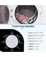 Compact Electric Clothes Dryer for Apartments and Dorms