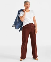 Style & Co Women's High Rise Wide Leg Jeans, Created for Macy's