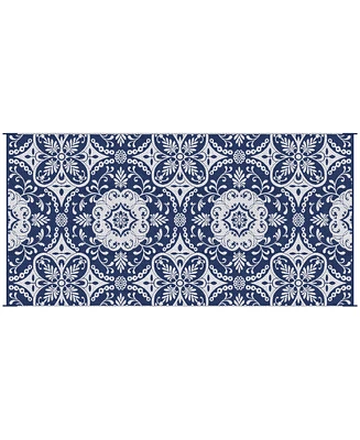 Streamdale Furniture Reversible Outdoor Plastic Rug with Carry Bag