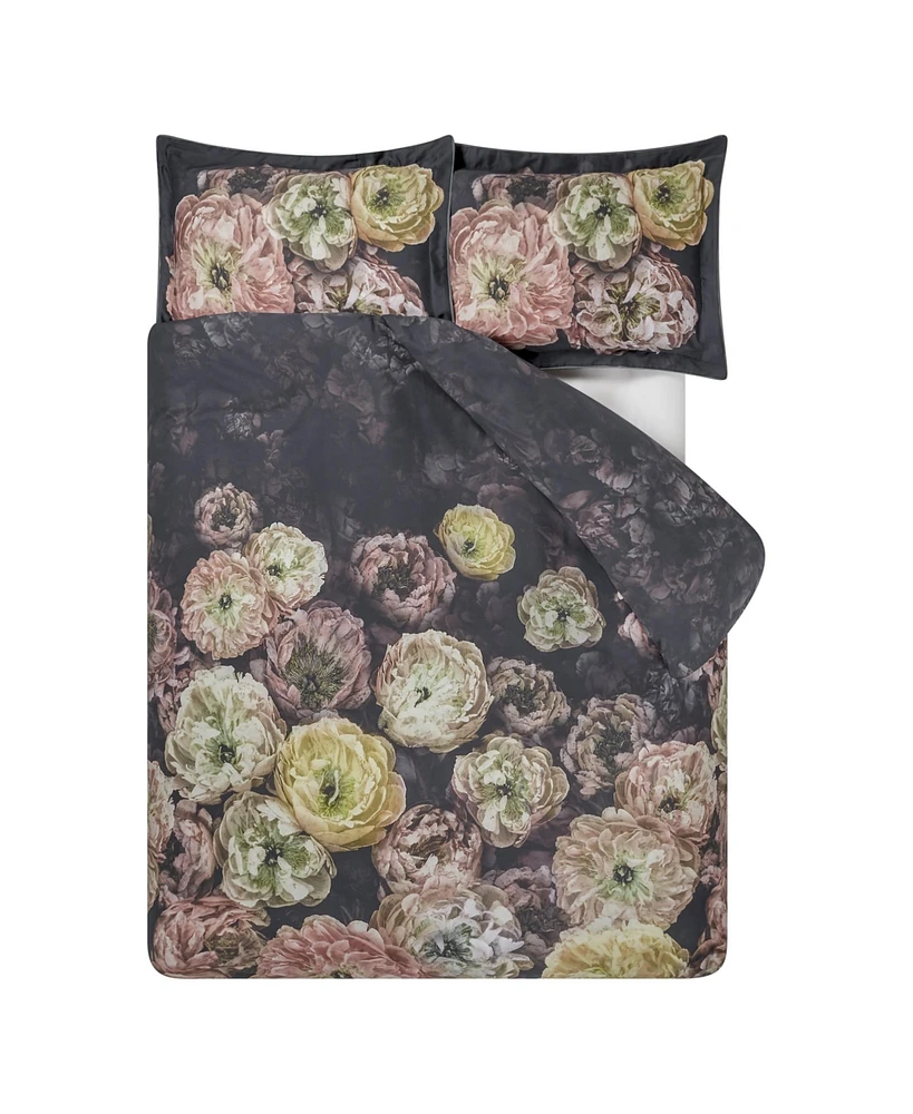 Designers Guild Le Poeme de Fleurs Midnight Queen Duvet Cover