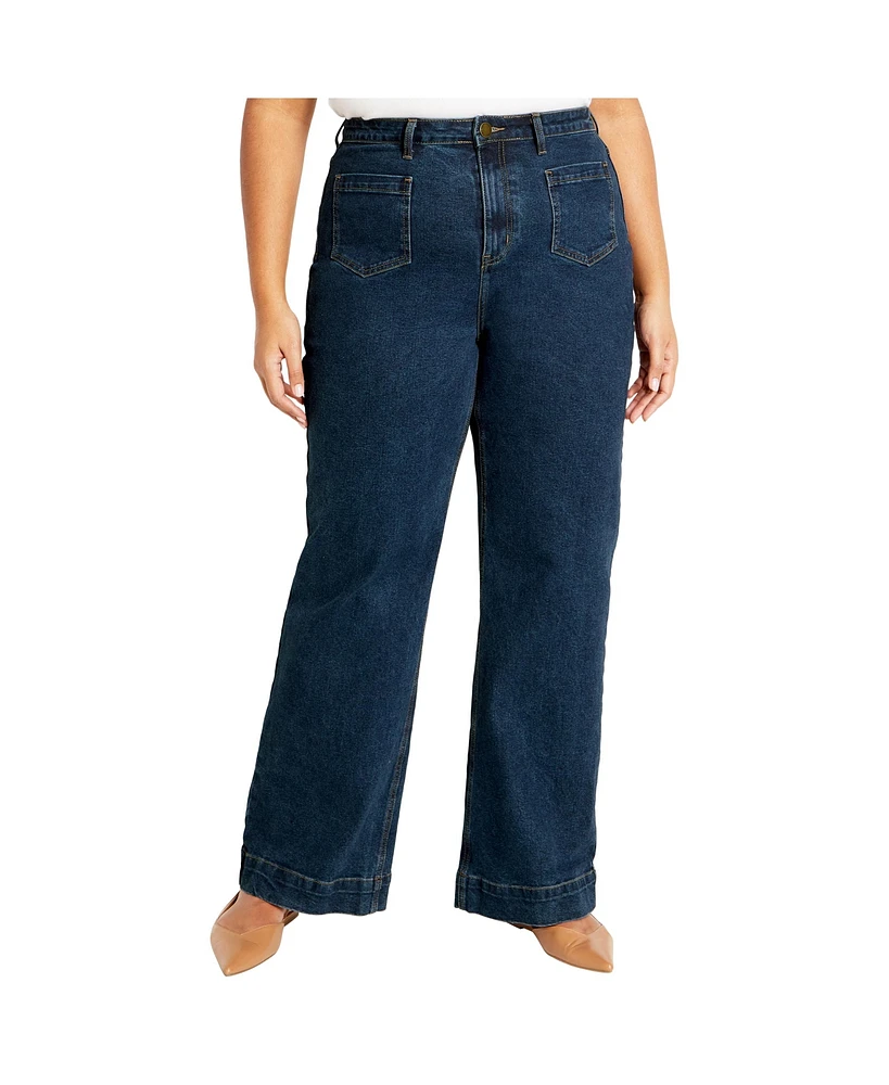 City Chic Women's Amber Jean