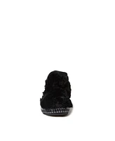 Dearfoams Girls Charlotte Fuzzy Bootie Slipper