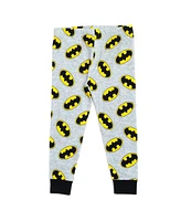 Dc Comics Baby Boys Justice League Batman Superman Pajama Shirt and Pants Sleep Set to