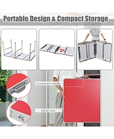 60'' Portable Table Tennis Ping Pong Folding Table