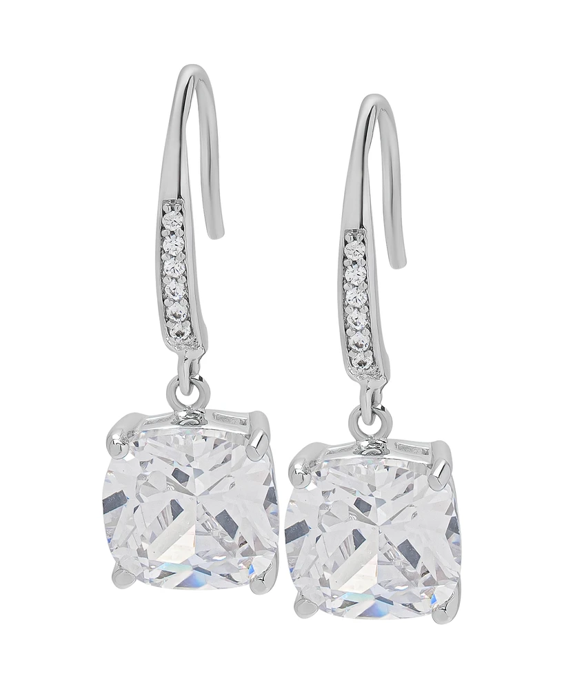 Macy's Cubic Zirconia Cushion Dangle Earrings