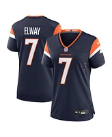 Nike Women's John Elway Navy Denver Broncos Mile High Collection Retired Player Alternate Game Jersey