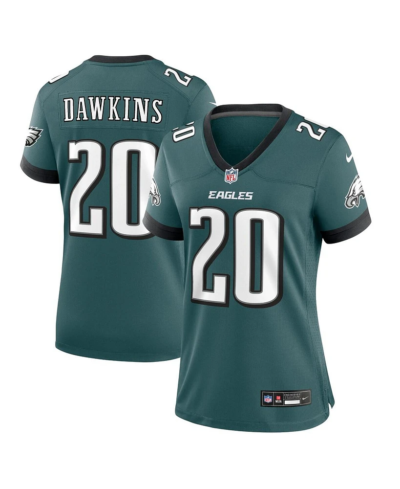 Nike Women's Brian Dawkins Midnight Green Philadelphia Eagles Retired Player Game Jersey