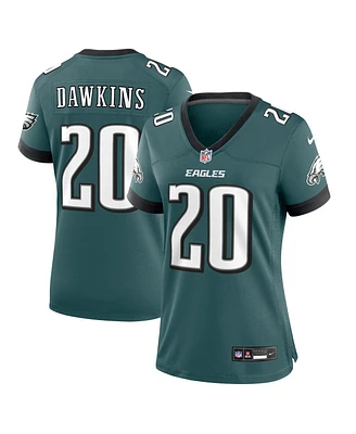 Nike Women's Brian Dawkins Midnight Green Philadelphia Eagles Retired Player Game Jersey