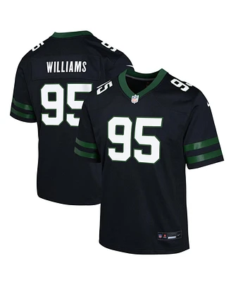 Nike Big Boys and Girls Quinnen Williams Legacy Black New York Jets Alternate Game Jersey