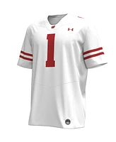 Under Armour Men's 1 Wisconsin Badgers Replica Football Jersey