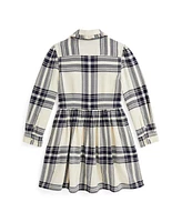 Polo Ralph Lauren Toddler and Little Girls Plaid Cotton Twill Shirtdress