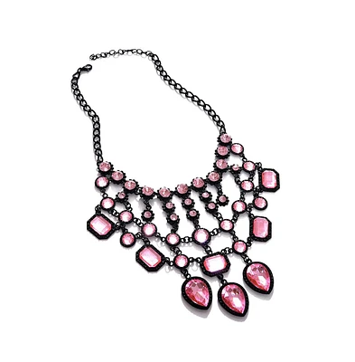 Sohi Women's Crystal Statement Necklace