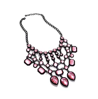 Sohi Women's Crystal Statement Necklace