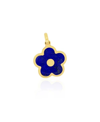 The Lovery Lapis Cherry Blossom Charm 14K Gold