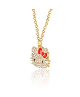 Hello Kitty Sanrio Pave Crystal Necklace