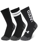 Under Armour Men's Performance Tech 3-Pk. Moisture-Wicking Crew Socks