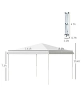 Streamdale Furniture 13' Pop Up Canopy Sun Shelter, Adjustable & Portable