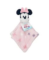 Lambs & Ivy Disney Baby Minnie Mouse Stars Pink Lovey/Security Blanket