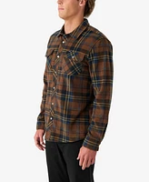 O'Neill Men's Glacier Plaid Superfleece Button Shirt