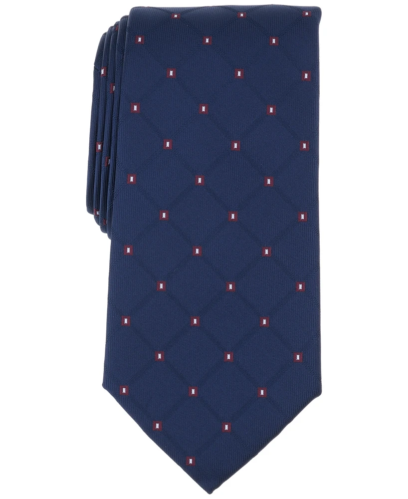 Club Room Men's Highland Grid Tie, Created for Macy's