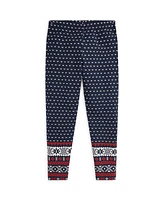 Polo Ralph Lauren Big Girls Fair Isle Stretch Jersey Legging Pant