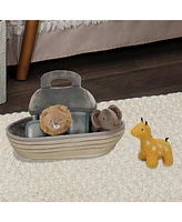 Lambs & Ivy Baby Noah Interactive Plush Boat/Ark with Stuffed Animal Toys