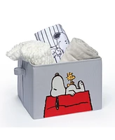 Lambs & Ivy Snoopy Foldable/Collapsible Storage Bin/Basket Organizer w/ Handles