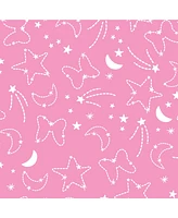 Lambs & Ivy Disney Baby Minnie Mouse Pink Celestial Fitted Crib Sheet by