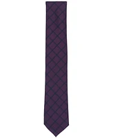 Alfani Men's May Grid Tie, Created for Macy's