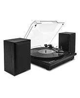 Victrola Montauk Bluetooth Turntable System with Bookshelf Speakers