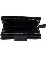 Mancini Women's Sonoma Rfid Secure Clutch Wallet