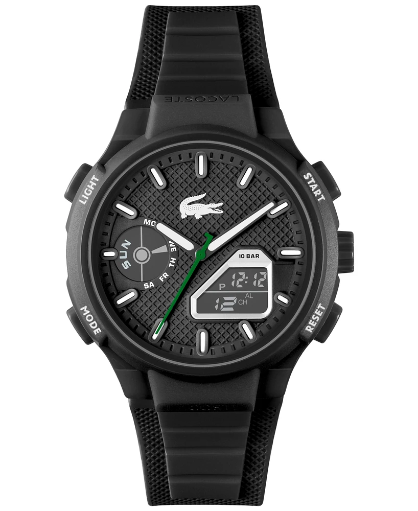 Lacoste Men's LC33 Silicone Strap Watch 45mm