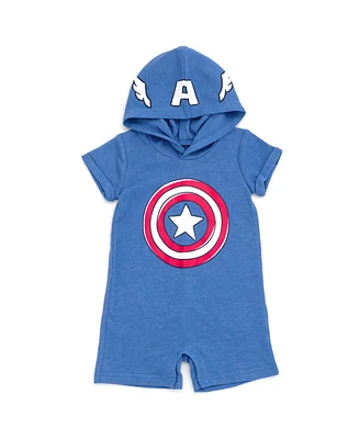 Marvel Toddler Boys Avengers Spider-Man Captain America Hulk Miles Morales Cosplay Romper Newborn to