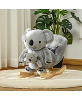 Streamdale Furniture Koala Rocking Horse with Sounds for Toddlers